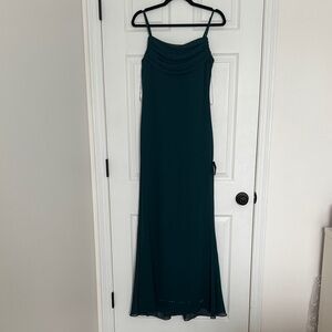 Elegant Teal Evening Gown